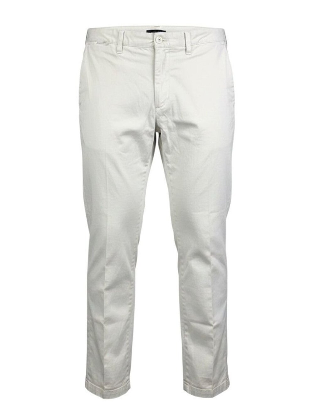 Nautica Mens Beige Flat-Front Casual Chino Pants 42W X 30L